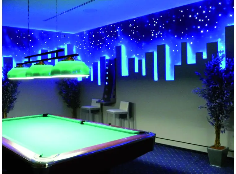 EUROLITE RUBBERLIGHT RL1-230V blue 5m 